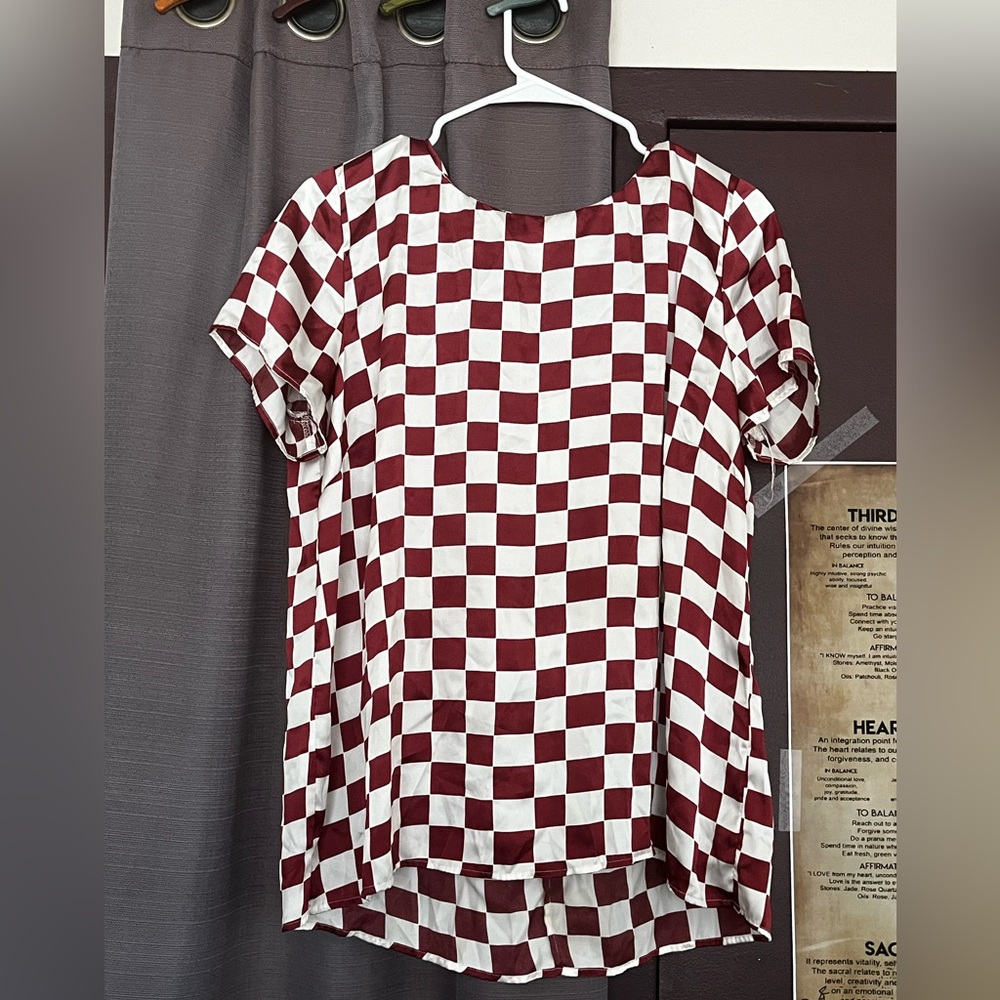 Anthropology “Summer in Brooklyn” silk shirt